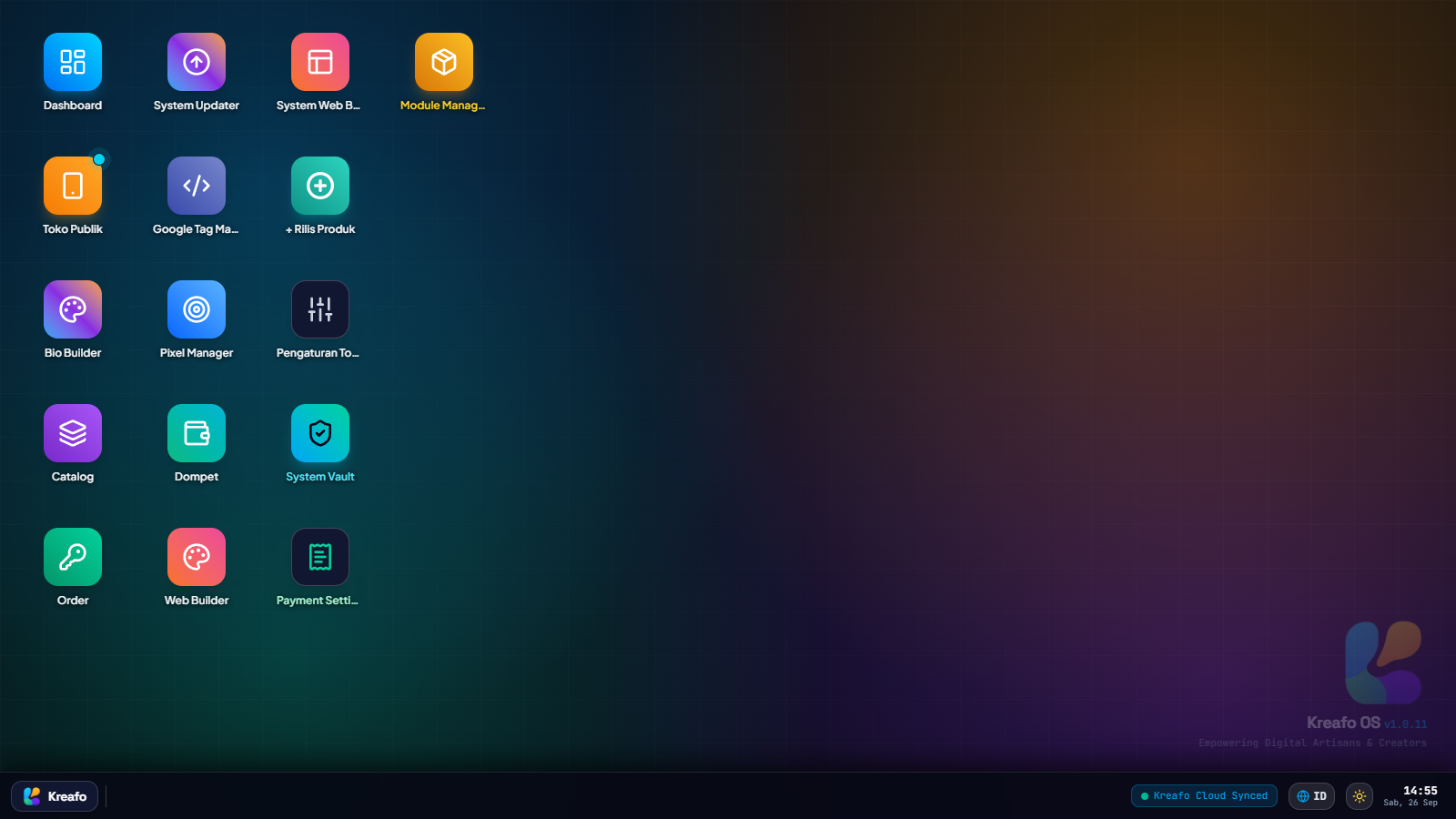 Desktop Kreafo OS